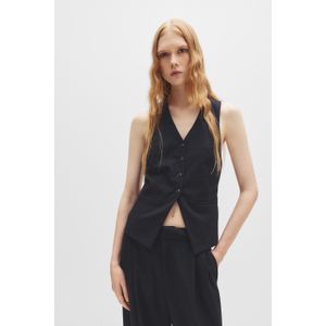 Tailoring Gilet Met Open Rug