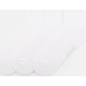 3-Pack Witte Enkelsokken