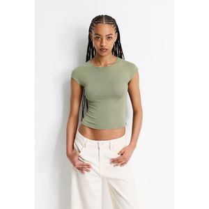 Getailleerd T-Shirt Met Korte Mouw