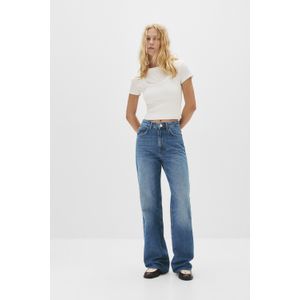 Straight Jeans Met Hoge Taille