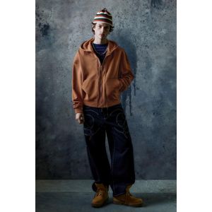 Hoodie Met Dubbele Rits