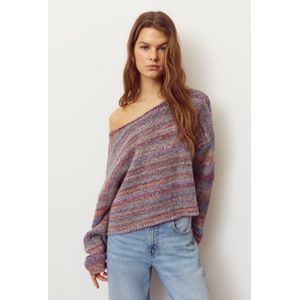 Oversized Space Dye Trui