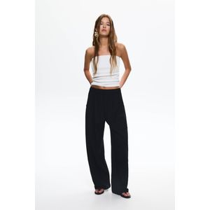Balloon Fit Broek Van Linnenmix