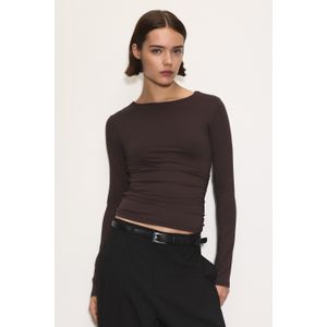 Polyamide T-Shirt Met Open Rug