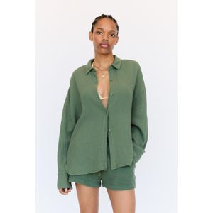 Rustiek Overhemd Met Structuur