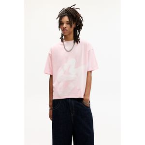 T-Shirt Met Stwd-Print En Korte Mouw