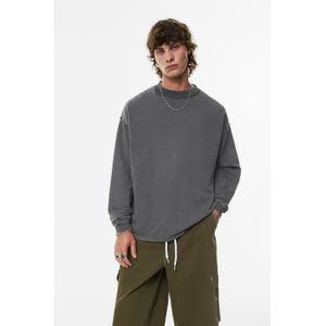 T-Shirt Met Lange Mouwen En Naden