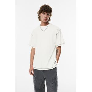 T-Shirt Met Contrasterende Naden