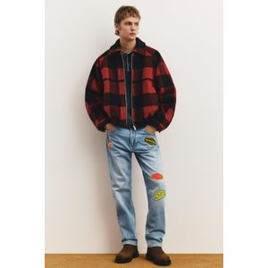 Jeans Straight Met Patches