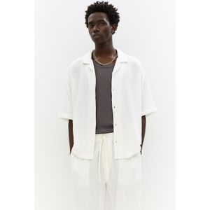 Rustieke Overhemd Met Korte Mouw