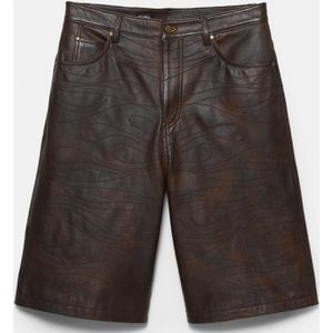 Leren Bermuda Stwd By Pleasures