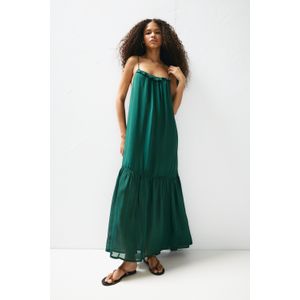 Midi-Jurk Met Bandjes Met Kralen