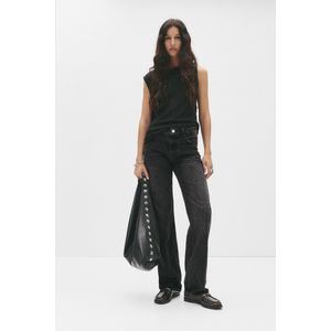 Straight Jeans Met Panterprint