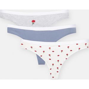 3-Pack Roze Tanga's