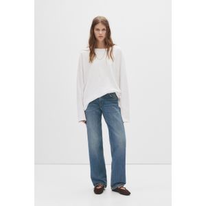 Straight Jeans - Blauw - Katoen - 5-Pocketmodel