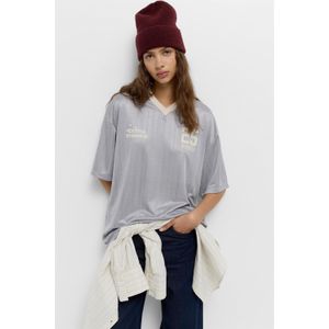 Stwd Voetbal-T-Shirt Van Satijn