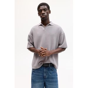 Boxy Fit Polo Met Korte Mouw