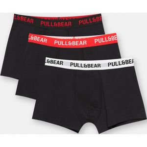 Pack Van 3 Rode Boxershorts Met Logo