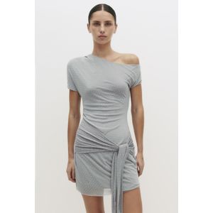 Korte Jurk Met Strass En Strik