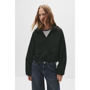 Kort Lichtgewicht Jack Met Capuchon