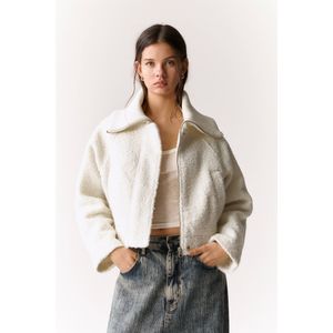Cropped Bouclé Vest
