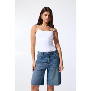 Polyamide Top Met Dunne Bandjes