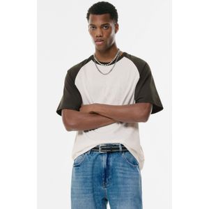T-Shirt Met Korte Raglanmouw