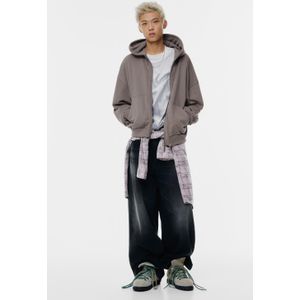 Capuchonsweater Met Dubbele Rits