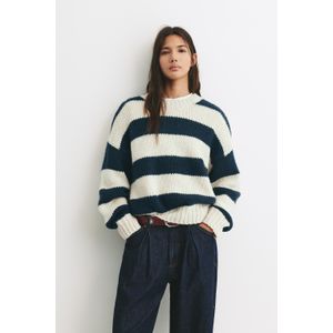 Grofgeweven Gestreepte Trui