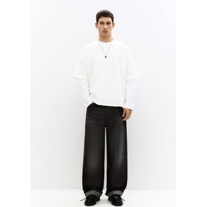 Loose Fit Zelfkant Baggy Jeans