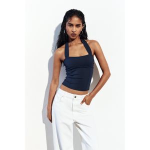 Top Met Rechte Halsuitsnijding