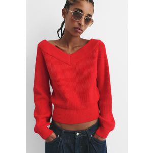 Cropped Trui Parelsteek