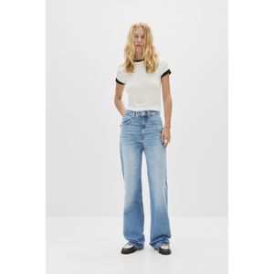 Straight Jeans Met Hoge Taille