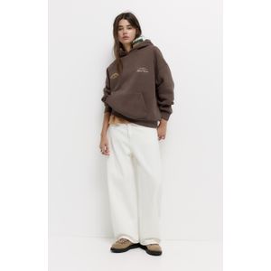 Capuchonsweater Met Grafische Print