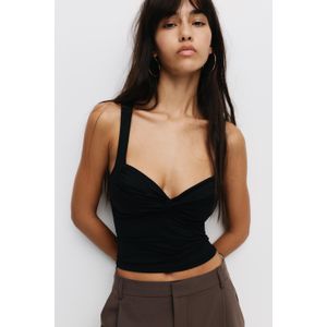 Polyamide Top Met Knoop