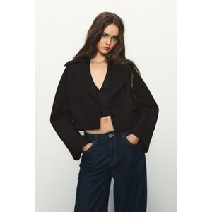 Korte Manteco® Jas Van Synthetische Wol