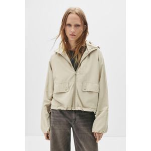 Kort Lichtgewicht Jack Met Capuchon