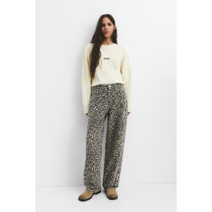 Baggy Jeans Met Luipaardprint