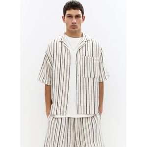 Overhemd Met Rustieke Strepen