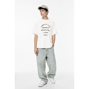 Sweater Met Korte Mouw En Tekstprint