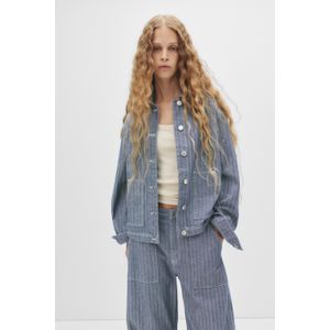 Gestreept Denim Jack