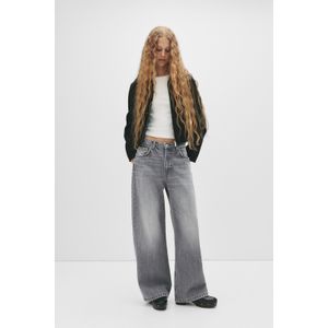Baggy Jeans Met Halfhoge Taille