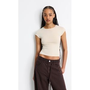 Getailleerd T-Shirt Met Korte Mouw