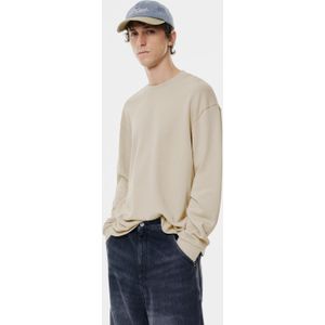 T-Shirt Met Lange Mouwen En Structuur