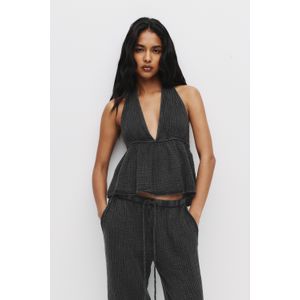 Rustieke Haltertop Met Structuur