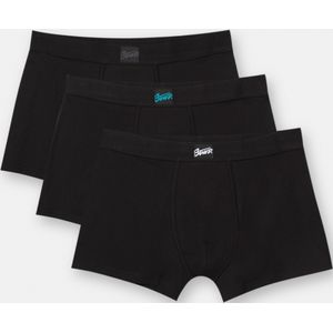 3-Pack Zwarte Stwd Boxershorts