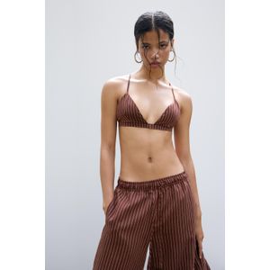 Gestreepte Driehoekige Top