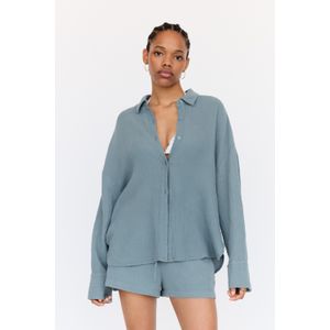 Rustiek Overhemd Met Structuur