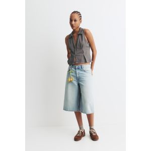 Top Met Bandplooien En Structuur