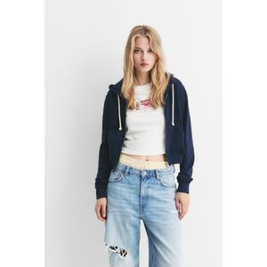 Hoodie Met Contrastkoord